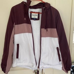 Multi-Colored Zip Up Jacket